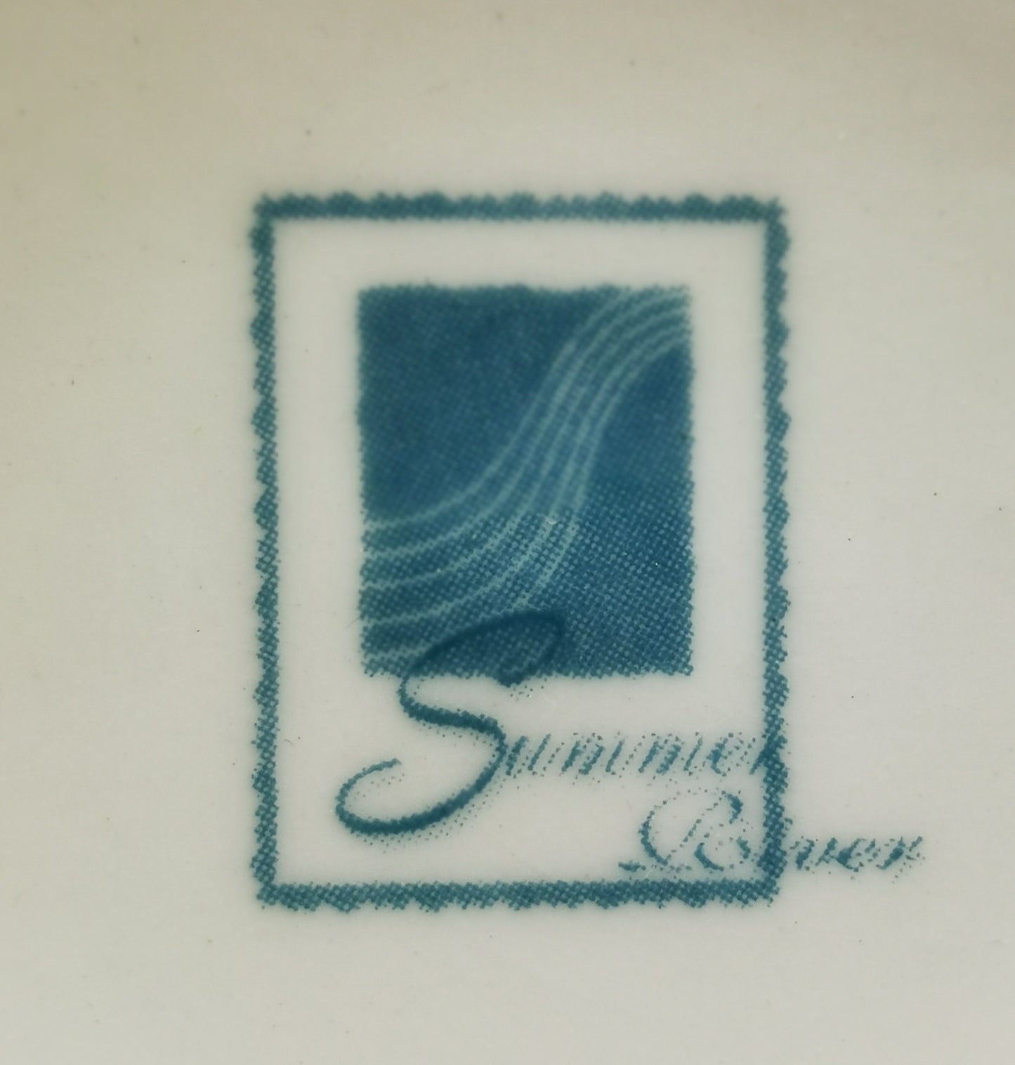 Summer River Porcelain China Cabbage Roses Mug