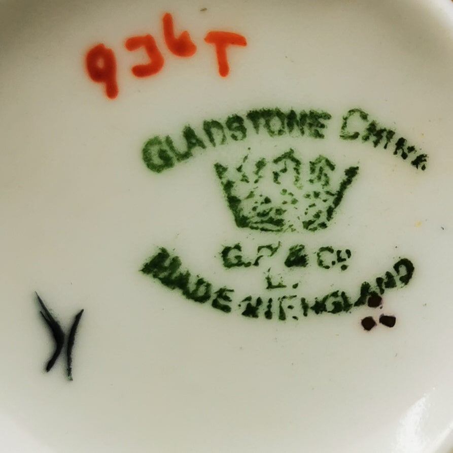 George Proctor & Co Gladstone China 936 Teacup Trio