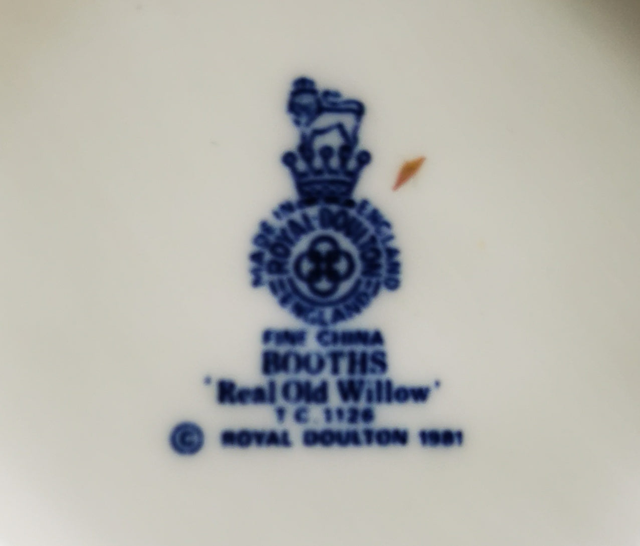 Royal Doulton Booths Real Old Willow Blue and White China Ginger Jar