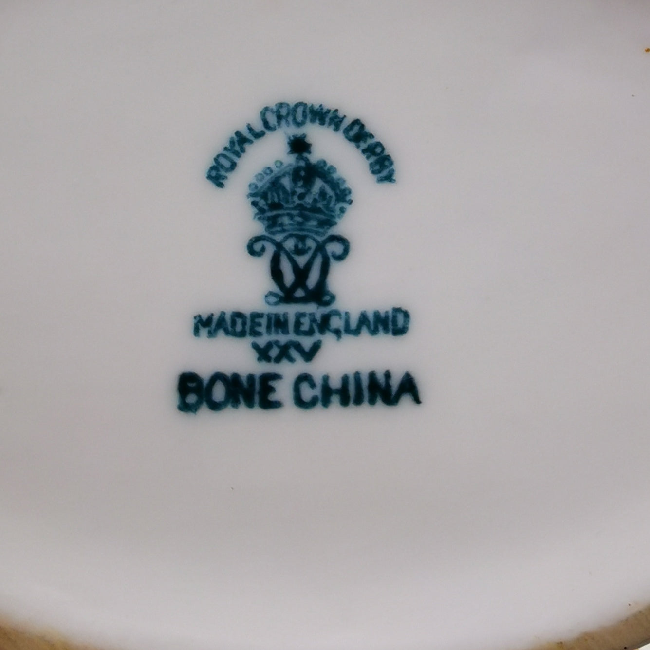 Royal Crown Derby China Blue Aves A1309 Gravy Boat and Saucer