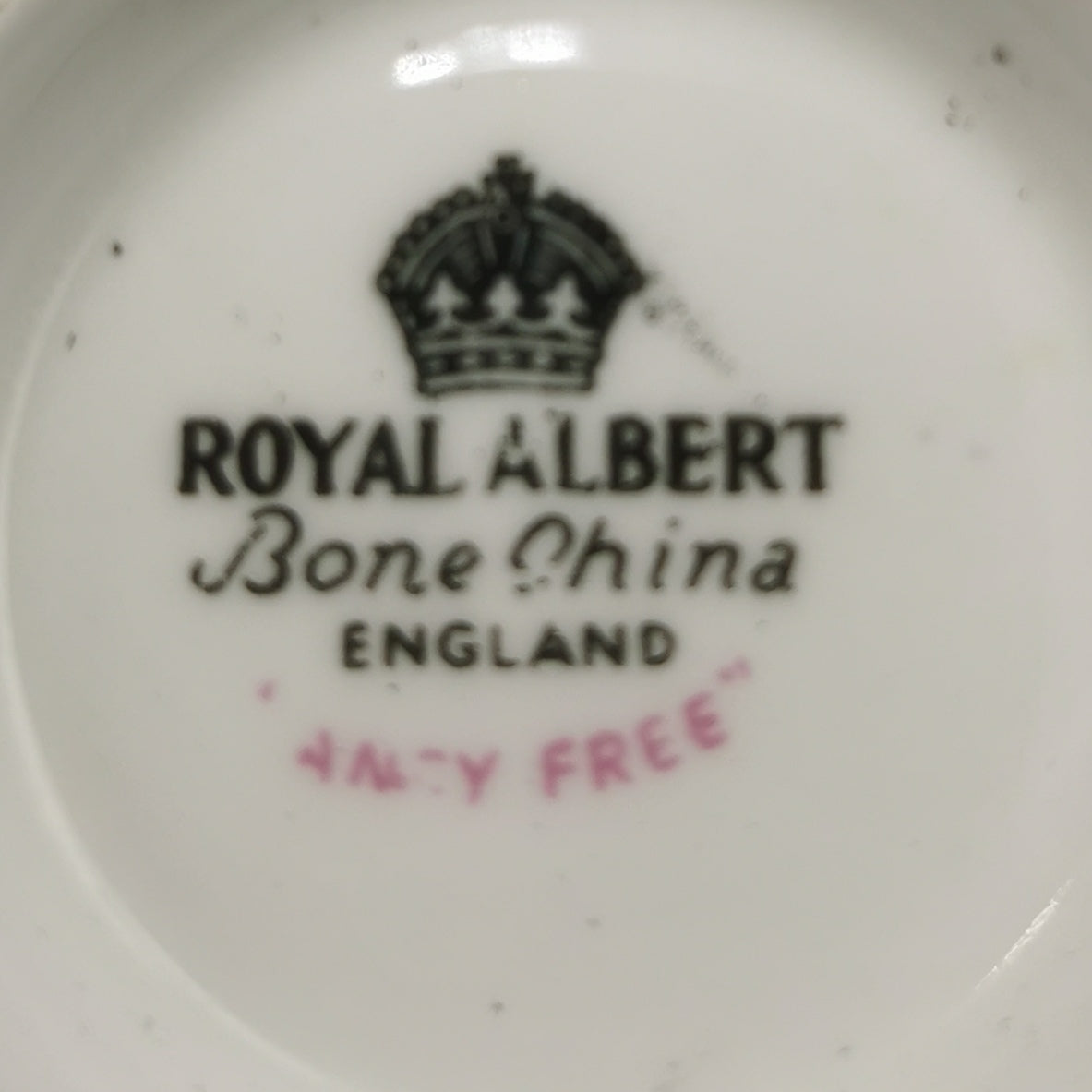 Royal Albert China Fancy Free Teacup Saucer and Side Plate