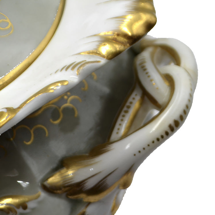 rockingham china handle detail