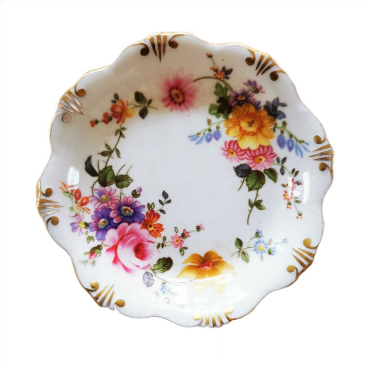 Royal Crown Derby China Posies Round Trinket Dish – Vintage