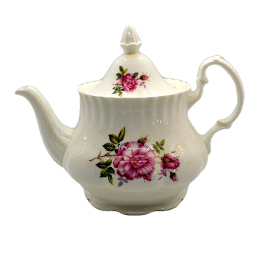 Royal Kent China Old Fashioned Rose Large Teapot 