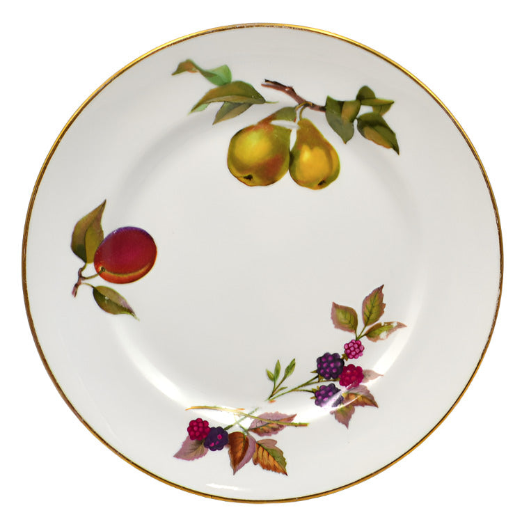 Royal Worcester China Evesham Gold Salad or Dessert Plate