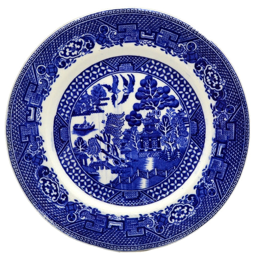 Swinnertons Blue and White China Old Willow 8-inch Plate