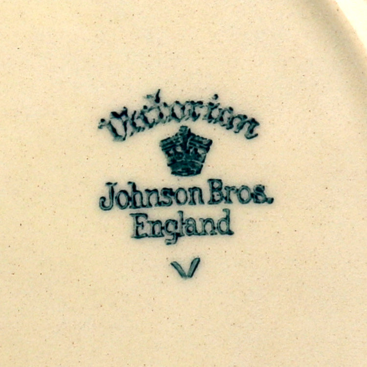 Johnson Brothers China Victorian Cream and Gilt English Rimmed Soup Bowl