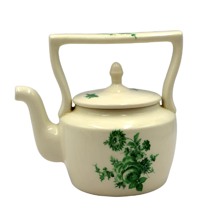 Arthur Wood Vintage Green Floral China Kettle Teapot