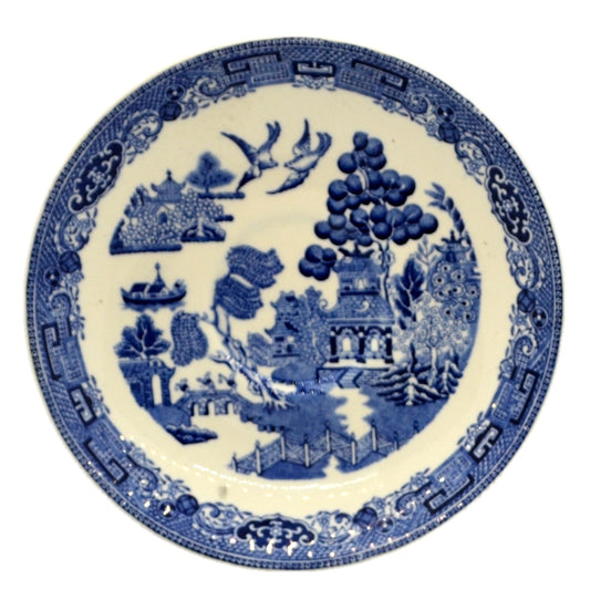 Wedgwood Blue and White Willow 5.75-inch Saucer