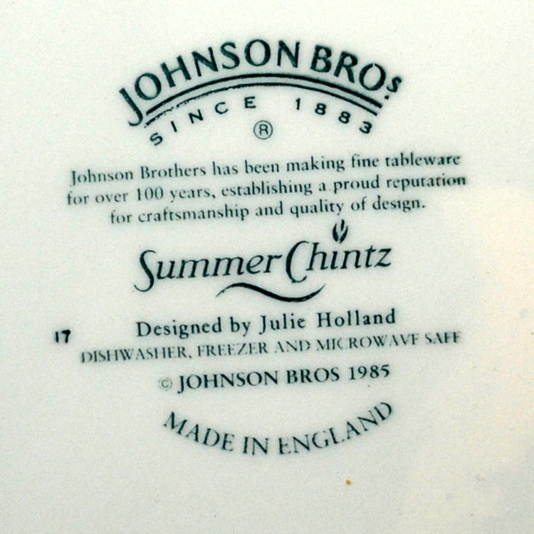 Johnson Brothers Summer Chintz China 6.75-inch Side Plate