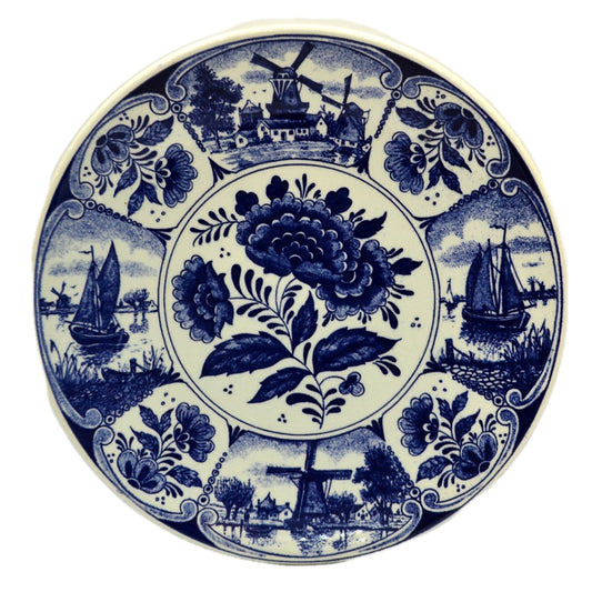 Blauw Delfts Blue and white China Wall Plate