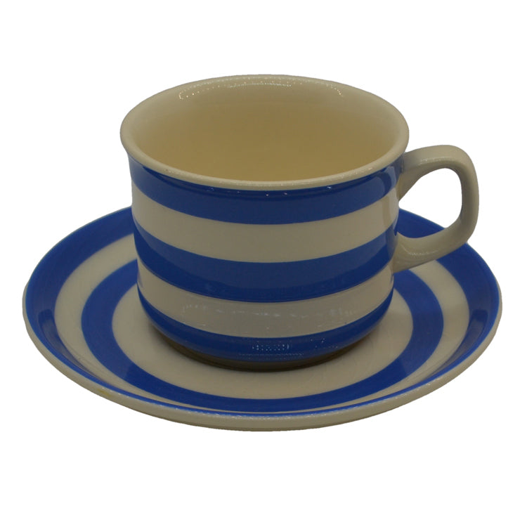 Modern reproduction blue cornish kitchen ware tea cup