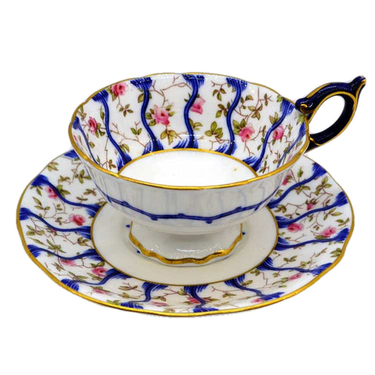Superb Coalport cabinet tea cup and saucer