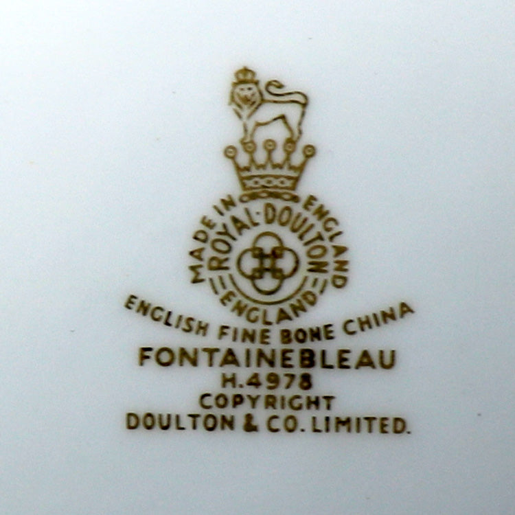 Royal Doulton Fontainebleau H4978 China 10.5-inch Dinner Plate