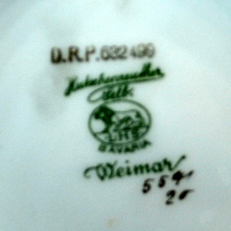 Hutschenreuther Gold and White China Large Coffee Pot