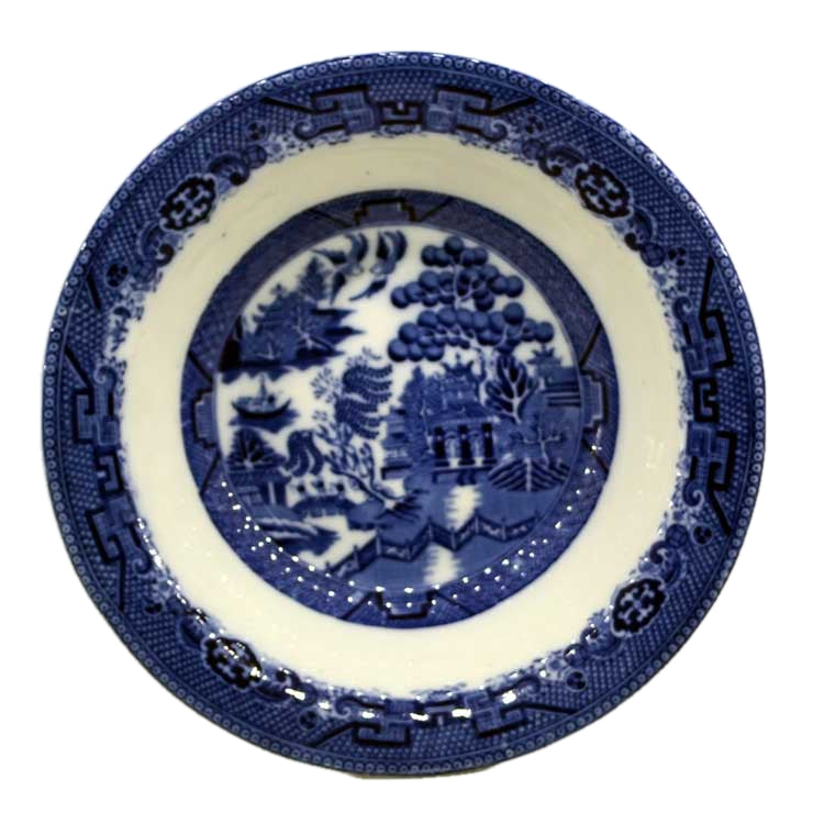antique blue and white china blue willow
