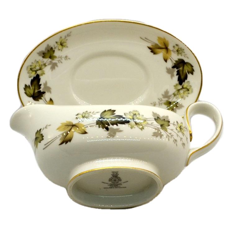 Royal Doulton Larchmont China Gravy Boat and saucer