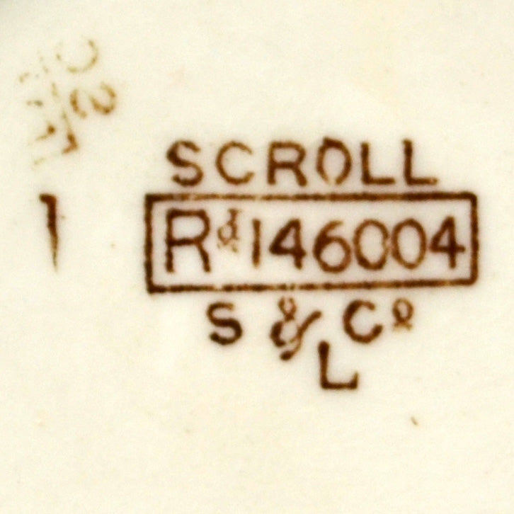 J Shore & Co Scroll Rd 146004 Marks 1891