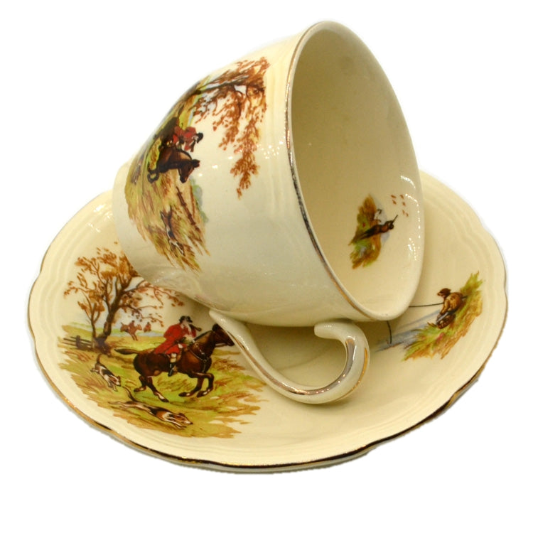 Alfred Meakin Country Life China Teacup Saucer & Side Plate