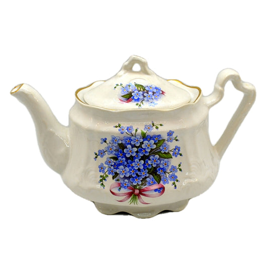 Arthur Wood  and Sons Vintage Floral China Teapot