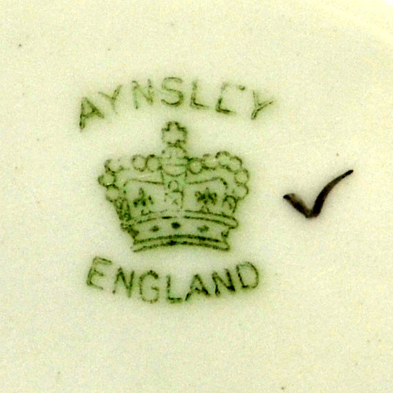 Vintage Aynsley China Saucers pattern 3258 c1940-1960