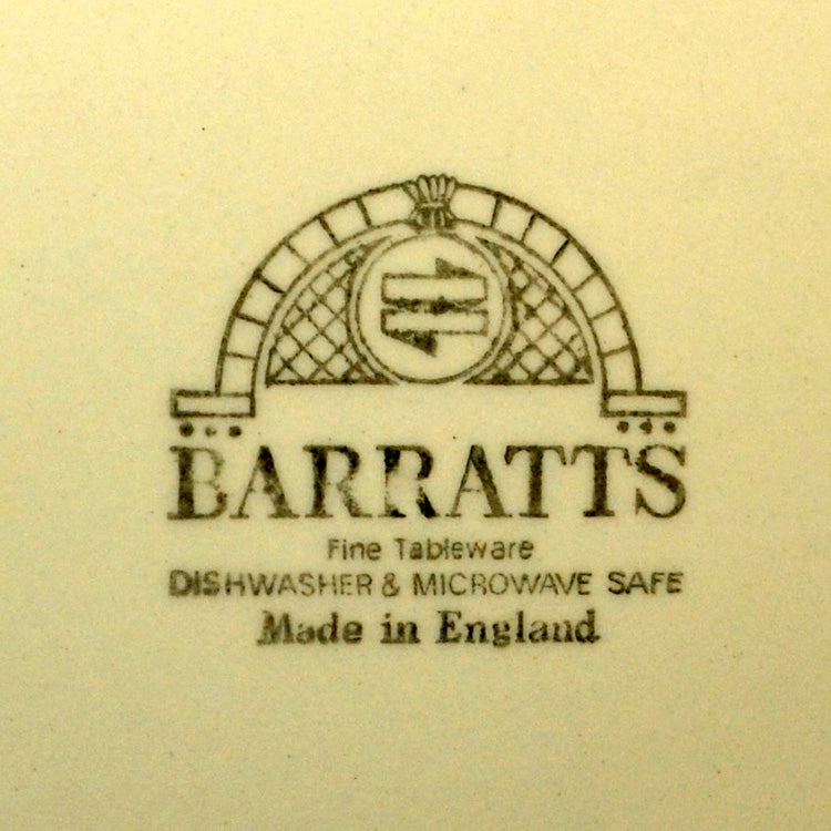 Barratts English Scenery Blue and White China Dinner Plate