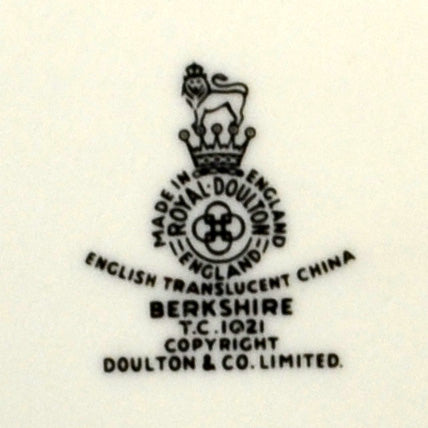 Royal Doulton Berkshire TC1021 China mark