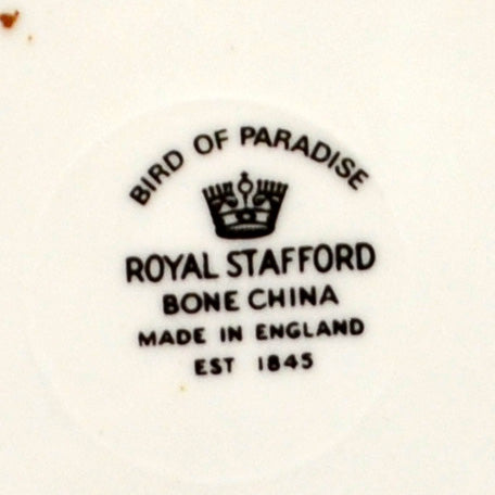 Royal Stafford China Bird of Paradise Side Plate