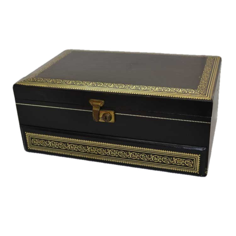 Large Vintage Mele 3 Tier Jewellery Box