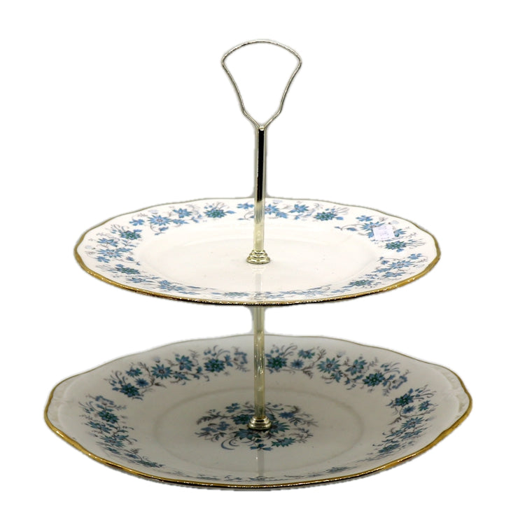 Colclough Braganza Bone China Doulton Period Cake Stand 8454
