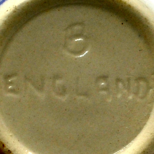 Broadhurst Blue and White China Blue Willow Egg Cup