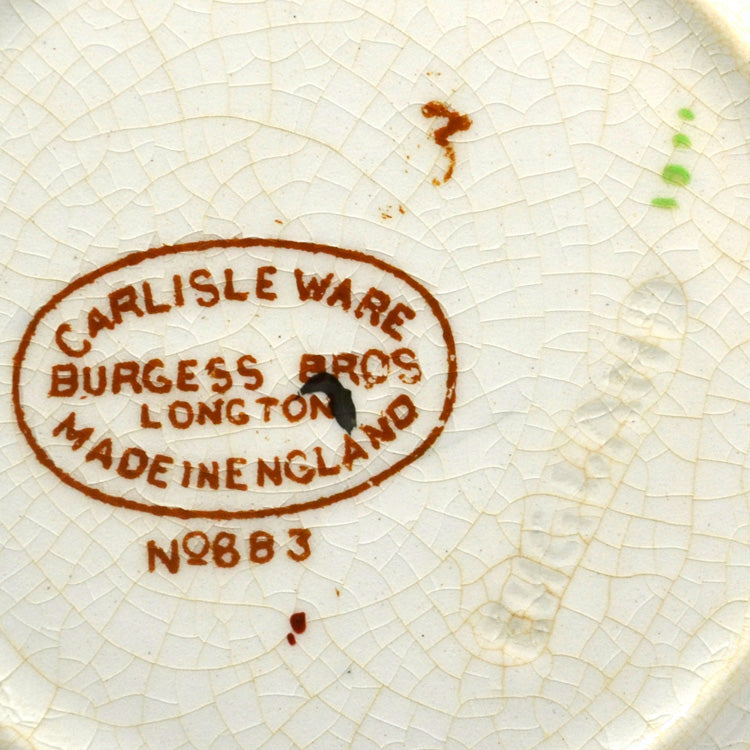 Burgess Bros Carlisle Ware 883 Pattern China Imari Saucer