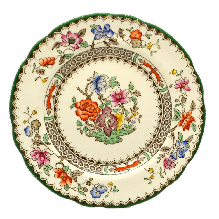 Spode China Chinese Rose Green Rim Side Plate – Vintage Farmhouse
