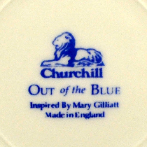 Churchill China Out of the Blue china mark