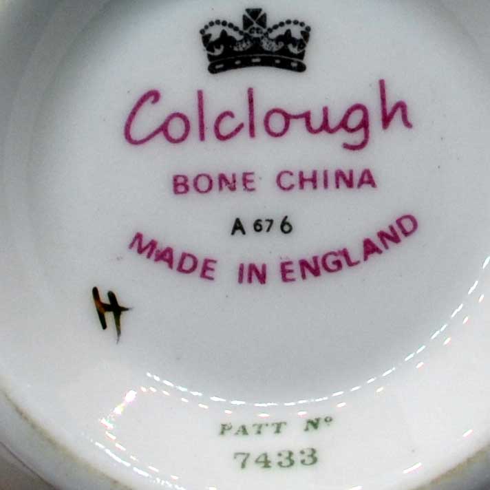 Colclough fragrance 7433 china marks3