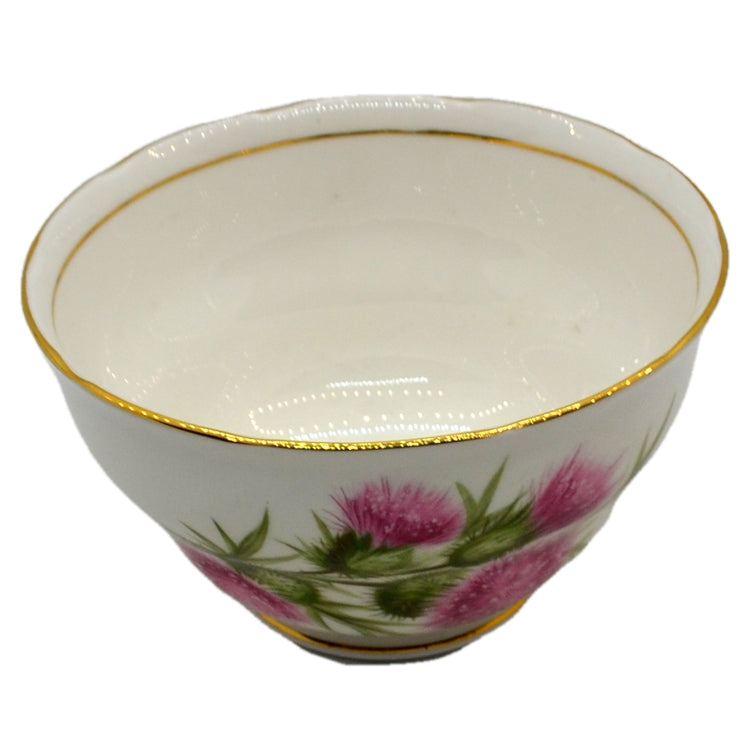 Thistle pattern colclough 7608 china sugar bowl