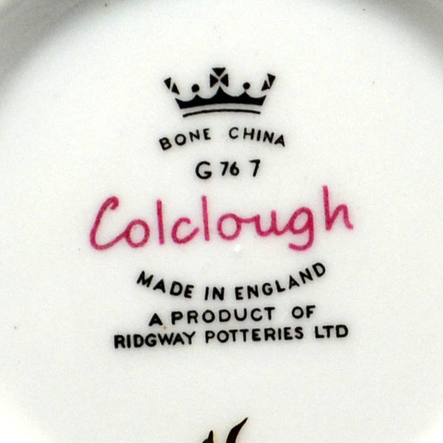 Colclough Fragrance Bone China Square Cake Plate 7433 1955-1964