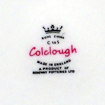 Colclough Ridgway 1955-1964 geometric bone china side plate