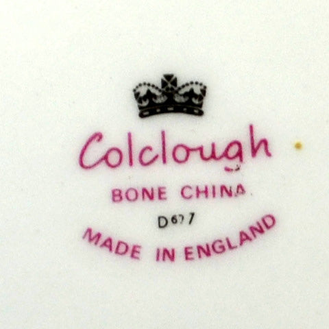 colclough doulton china marks on sedgley cake plate 1964 -1997