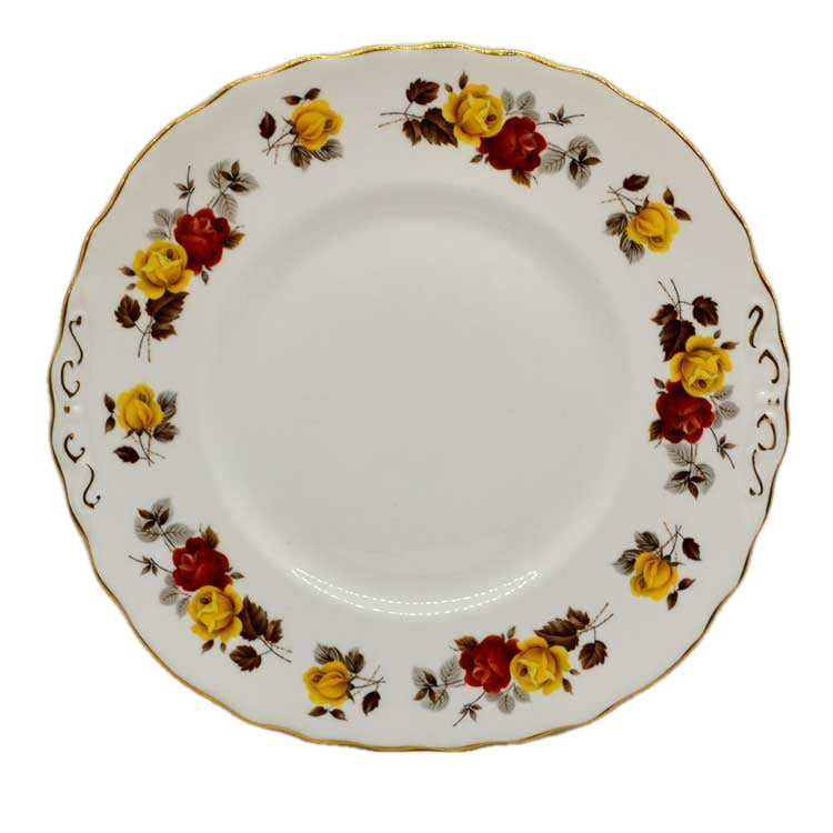 vintage colclough china stratford pattern cake plate