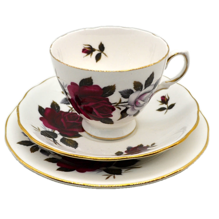 Colclough China Amoretta 7906 Teacup Trio
