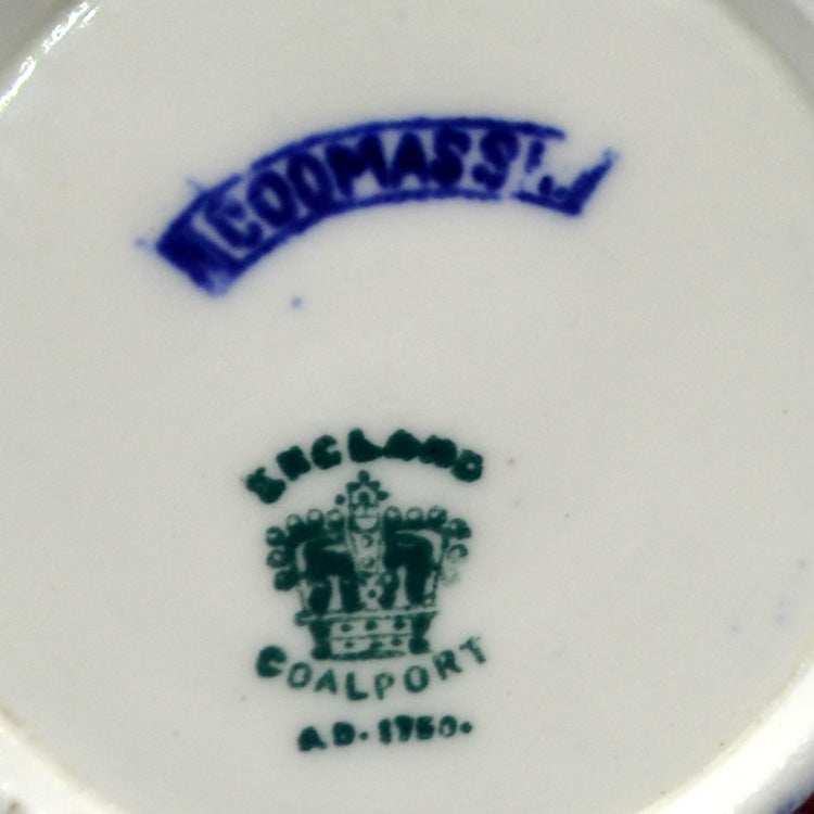 Antique Coalport Porcelain china Coomassie cabinet cup and saucer c1895