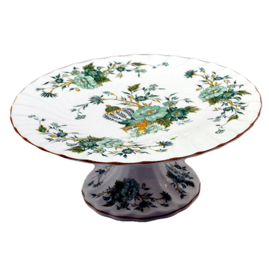 collectors china crown staffordshire cake stand pattern kowloon from 1930-1948