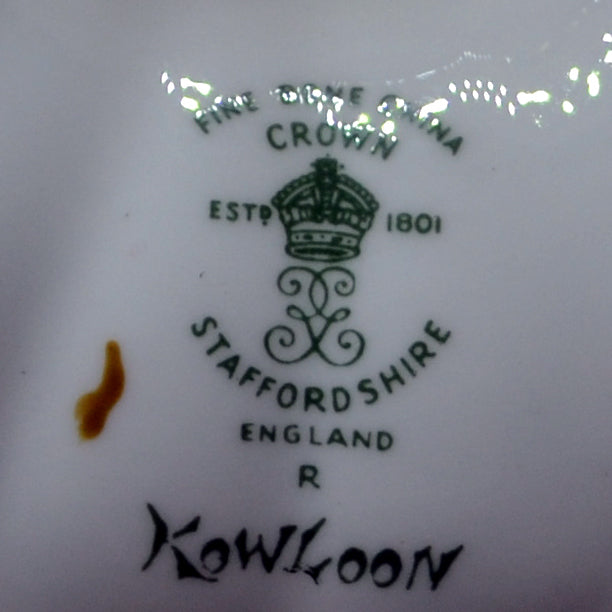 crown staffordshire kowloon china marks