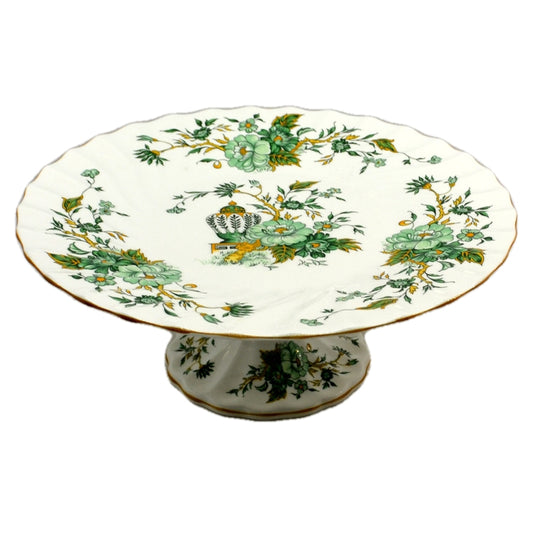 Crown Staffordshire Kowloon Porcelain China Cake Stand 10.5-inch