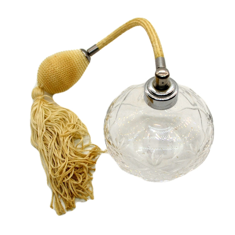 Vintage Crystal Perfume Bottle and Spray
