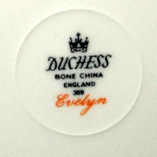 Duchess China 369 Evelyn Pattern Marks