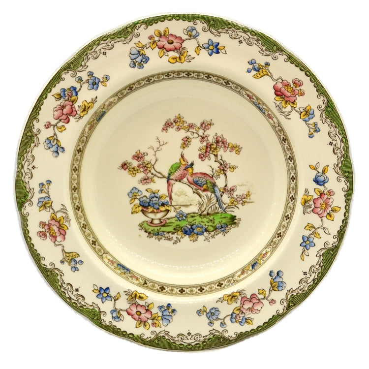 Copeland Spode Eden Pattern Rimmed Soup Bowl – Vintage