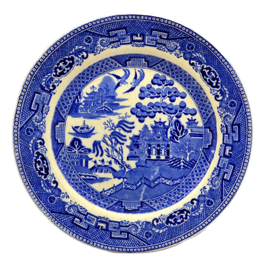 Enoch Wedgwood Blue and White Willow China Plate