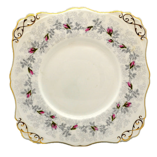 Tuscan Floral China Fashion Rose Serving Plate 1947 R H & S L Plant